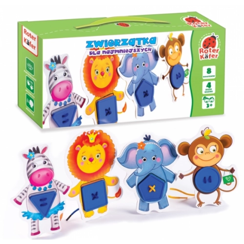 Roter Kafer Gra edukacyjna «ZWIERZĄTKA dla najmniejszych» RK1030-02